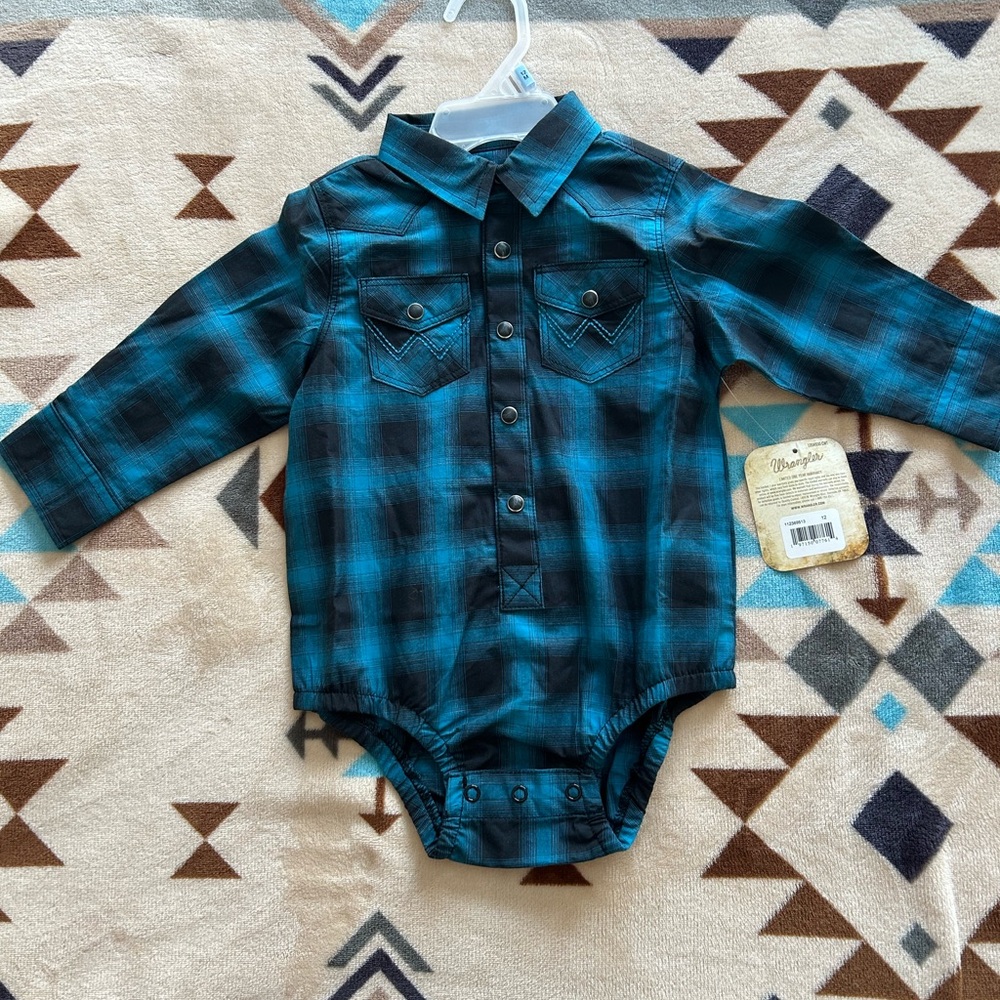 Wrangler boys onesie